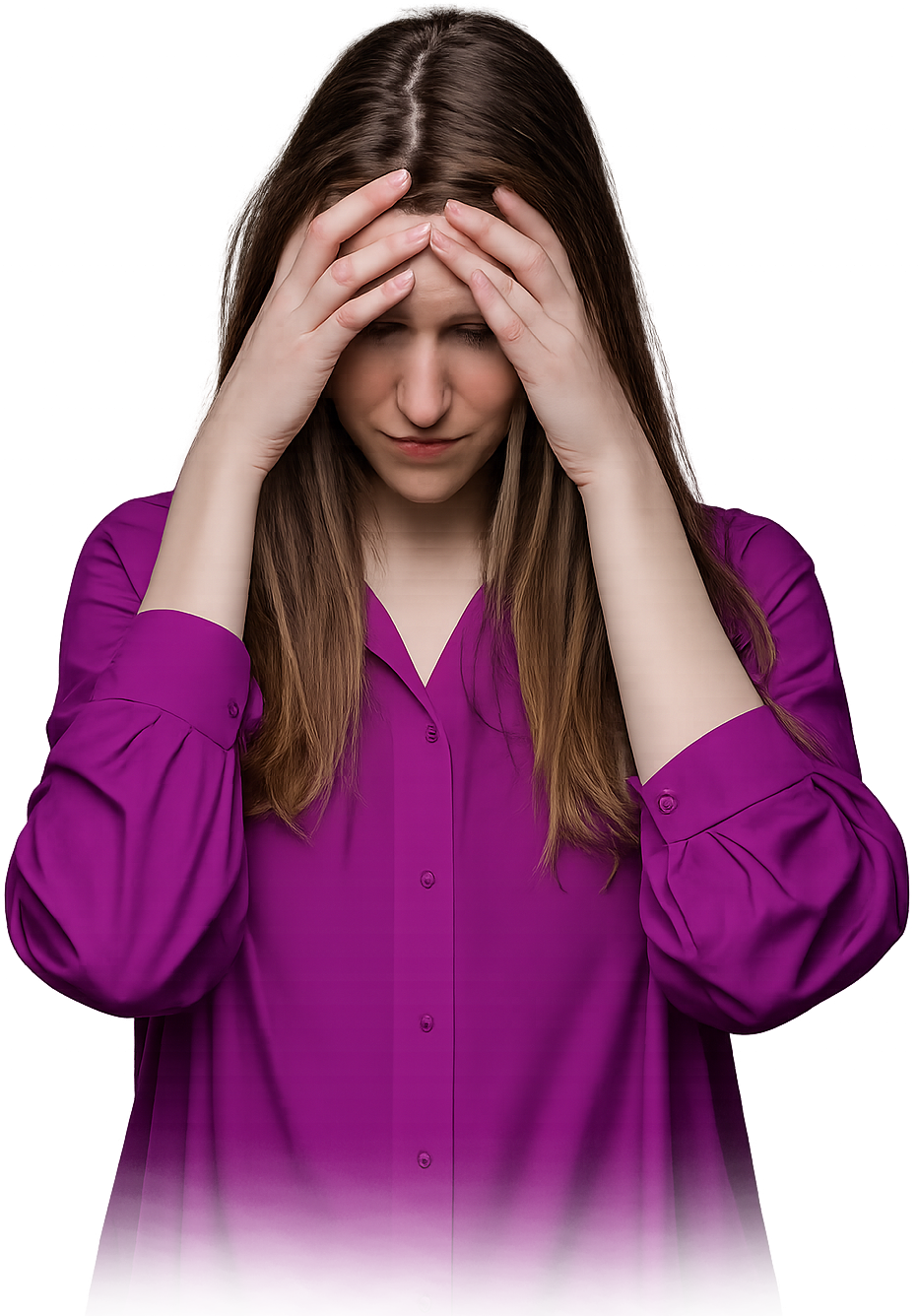 Pessoa preocupada com nome negativado querendo comprar celular parcelado